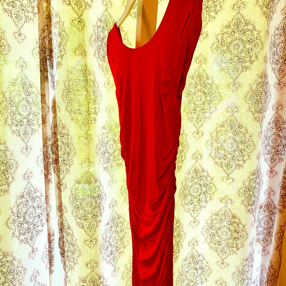 BRAND NEW bordeaux Los angeles red dress small